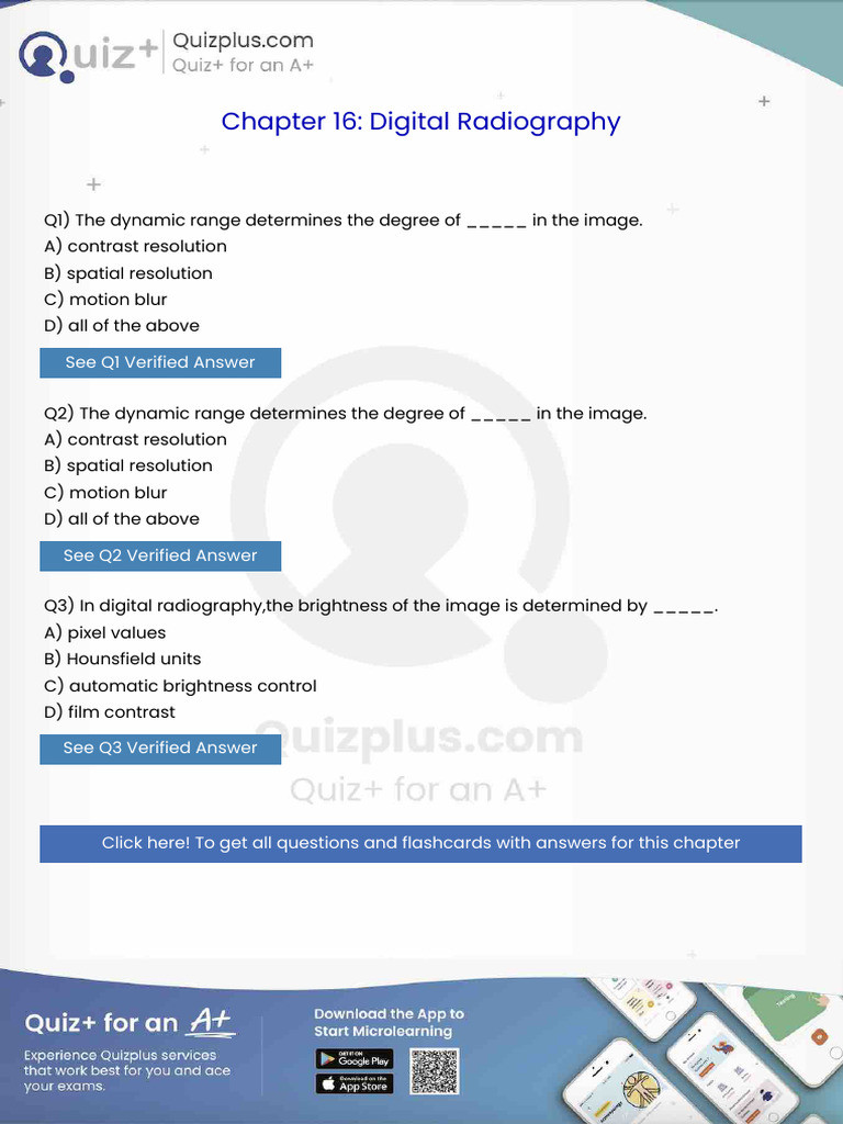 The Dynamic Range Determines The Degree of in The Image | PDF ...