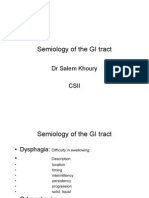 Semiology of GI Khoury