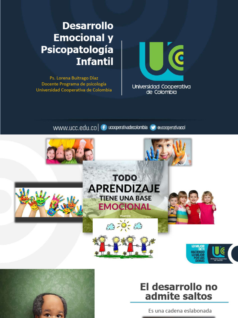 Desarrollo Emocional y Psicopatología Infantil | PDF | Las emociones ...