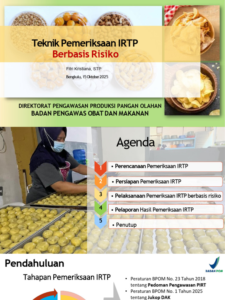 Teknik Pemeriksaan IRTP Berbasis Risiko | PDF