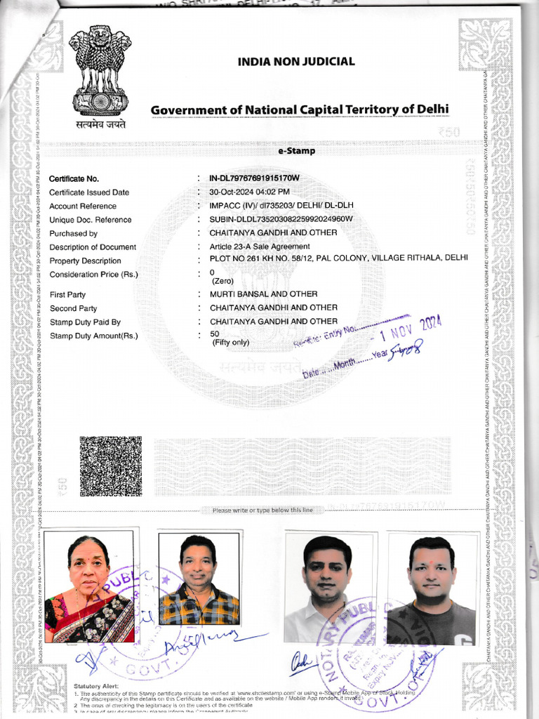 261 Rithala Plot | PDF