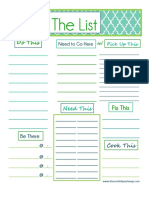 The List Free Printable Final PDF