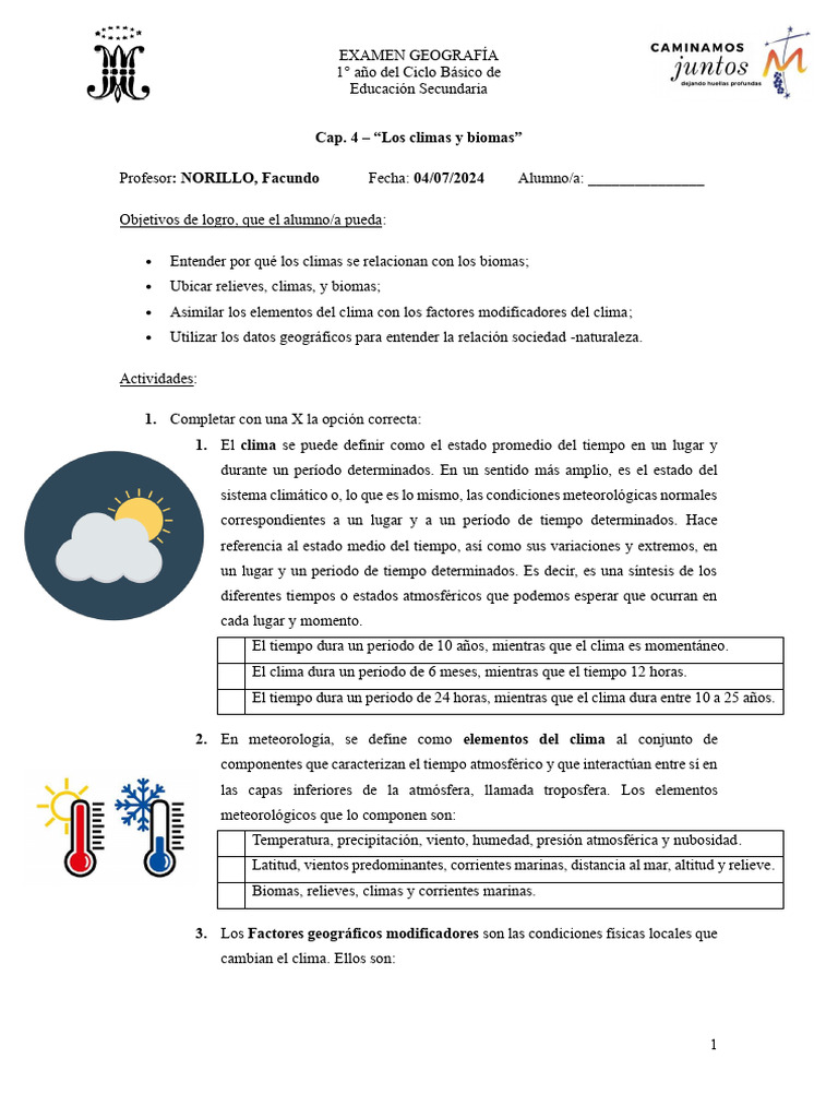 Cap. 4 - Los Climas y Biomas | PDF | Clima | Selva