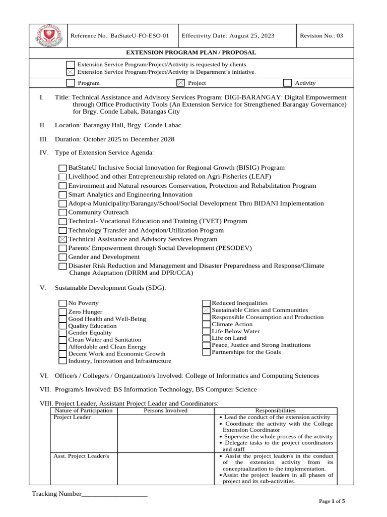 Sample - Extension Proposal 2026 (Without Budget) | PDF | Microsoft ...