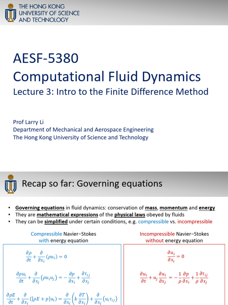 Lecture 3 - Introduction To FDM | PDF | Computational Fluid Dynamics ...