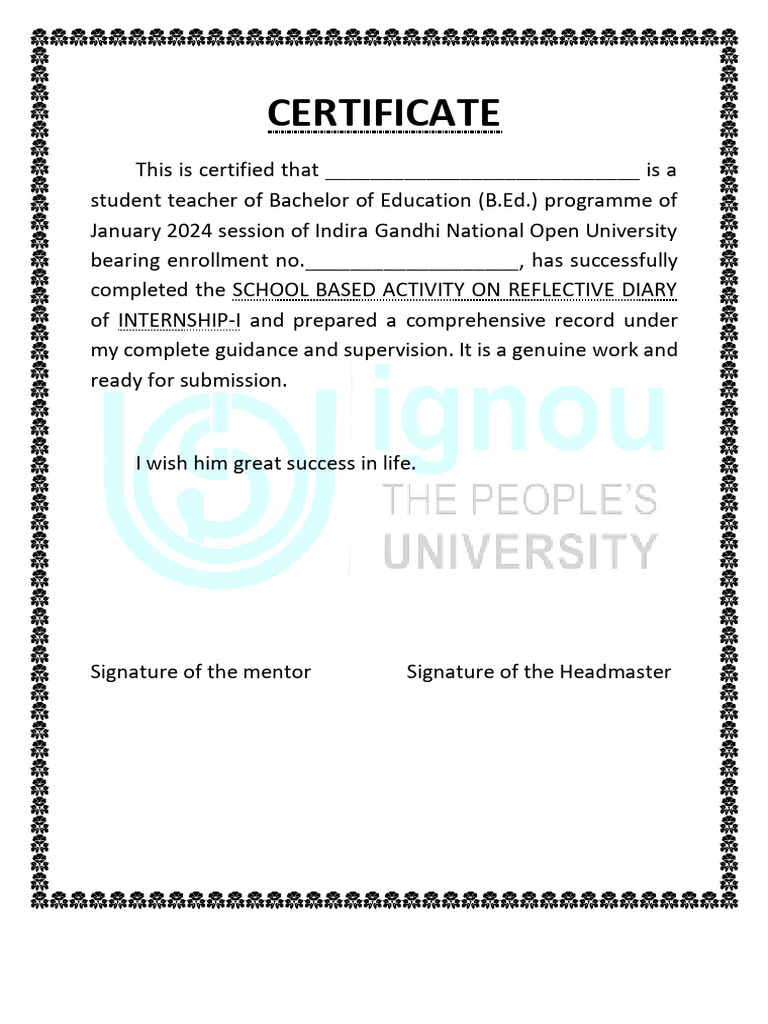 SBA Certificate | PDF