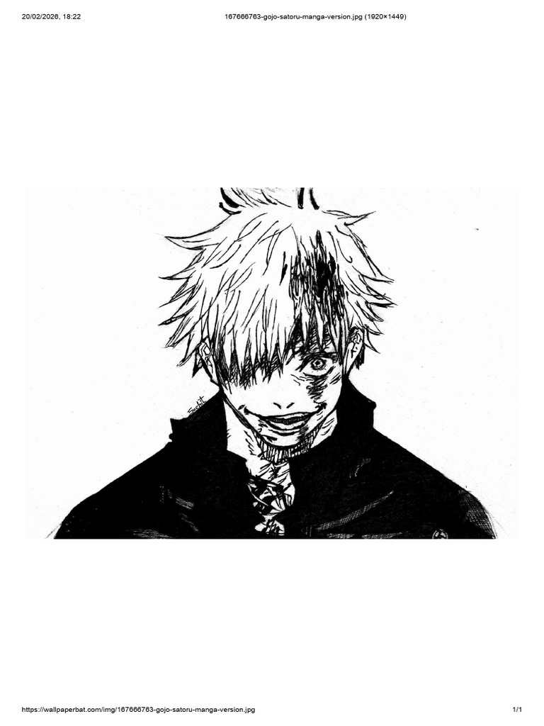Gojo Satoru Manga Version | PDF