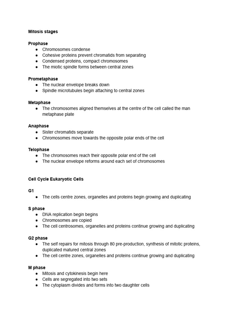 Cell Cycle and Division | PDF