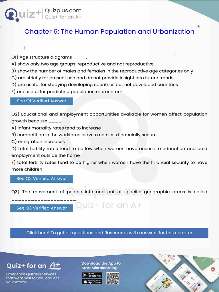 Age Structure Diagrams | PDF