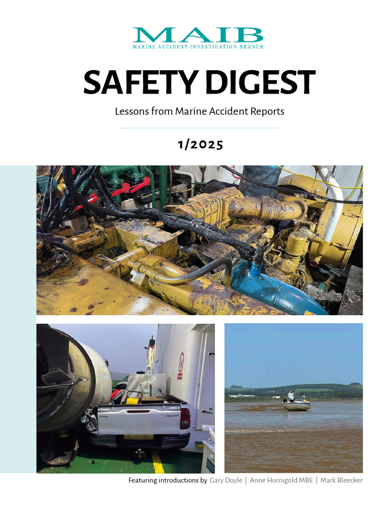 2025 1 SafetyDigest | PDF | Water Transport