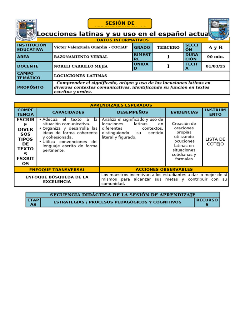 Tercer Grado | PDF | Aprendizaje | Ciencia cognitiva