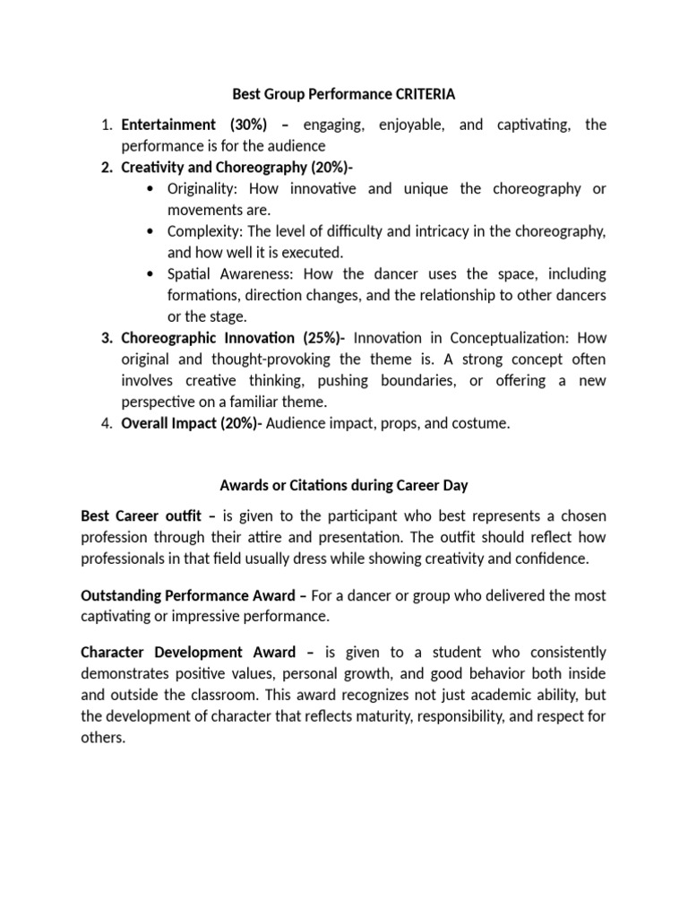 Perdev Criteria 2026 | PDF