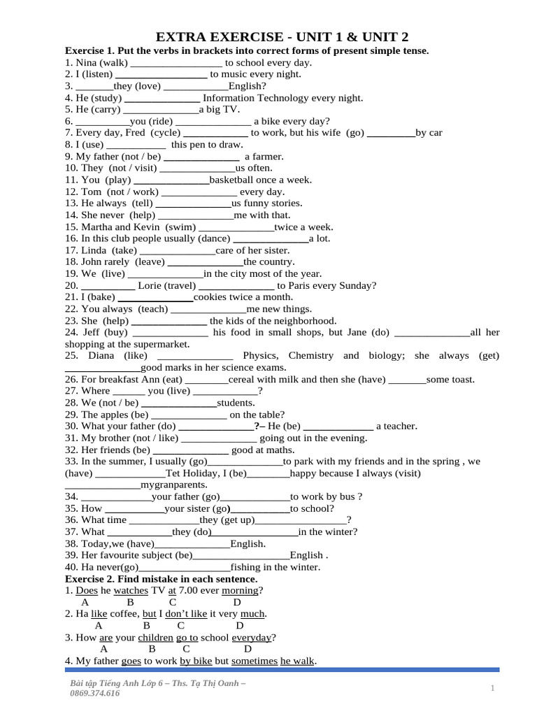 Extra Exercise | PDF