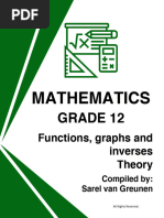 Grade 12 Functions and Graphs Guide | PDF | Function (Mathematics ...
