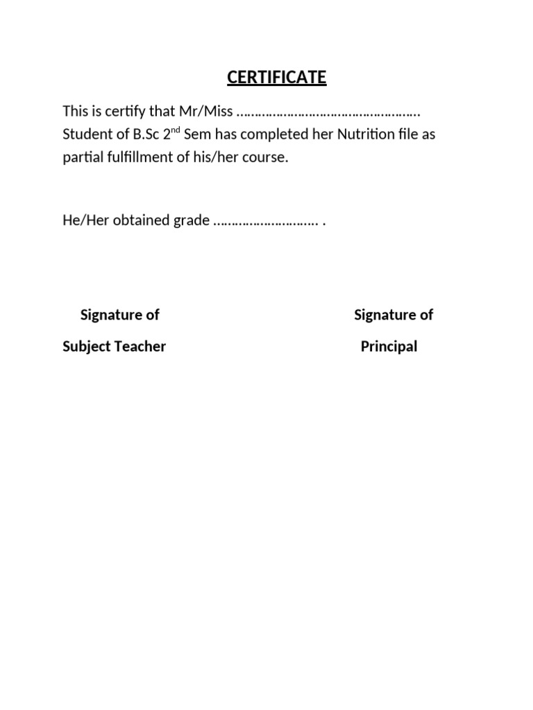 2nd Certificate | PDF