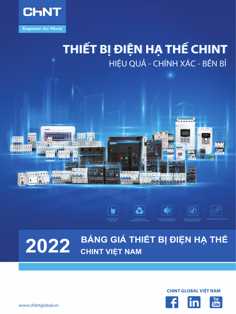 Bang Gia Thiet Bi Dien Ha The Chint Viet Nam-2022 | PDF