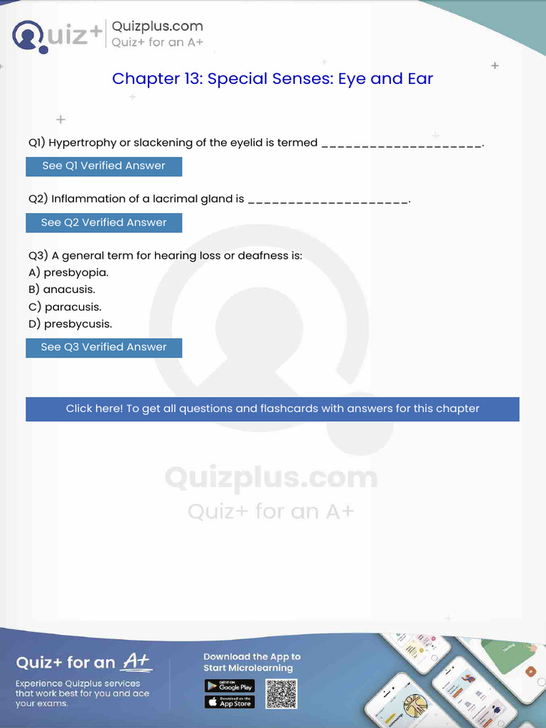 Hypertrophy or Slackening of The Eyelid Is Termed | PDF | Prostate ...