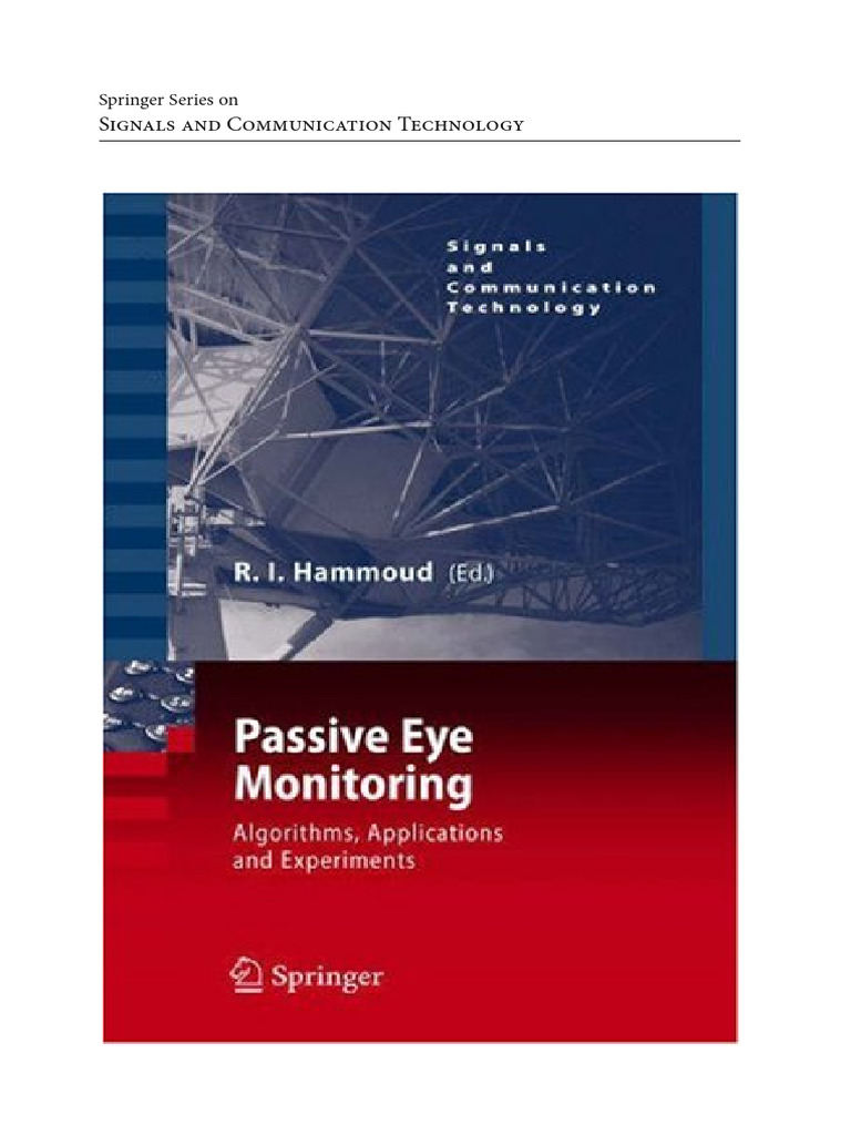 Passive Eye Monitoring, Eye Tracking Algorithms | PDF | Visualization ...