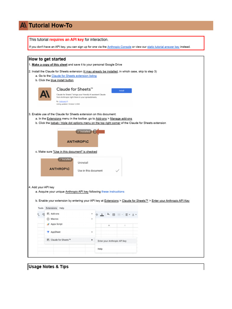 Make A Copy - Anthropic's Prompt Engineering Interactive Tutorial ...