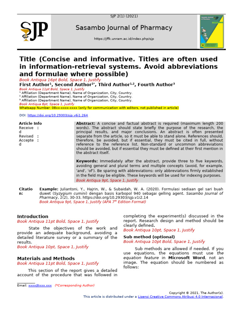 New Template-Sjp 2 | PDF | Thesis