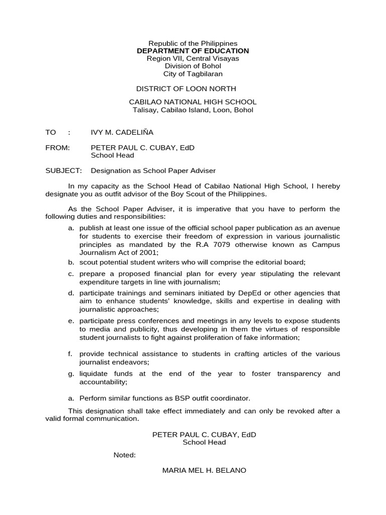 Designation As SPA | PDF