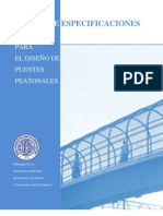 AASHTO Guía de Especificaciones para Puentes Peatonales 1997