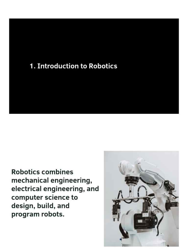 Introduction To Robotics - 2 | PDF | Robot | Robotics