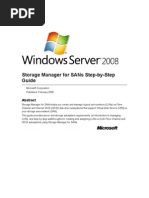 Storage Manager For SANs Step-By-Step Guide