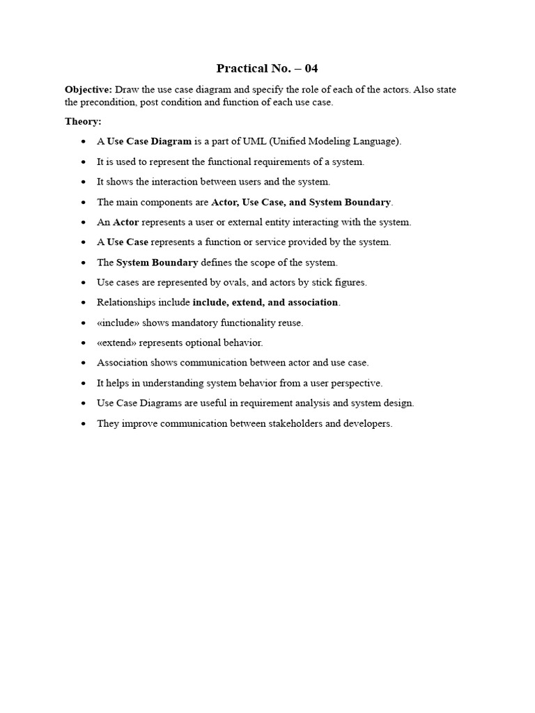 Practical No 4 | PDF