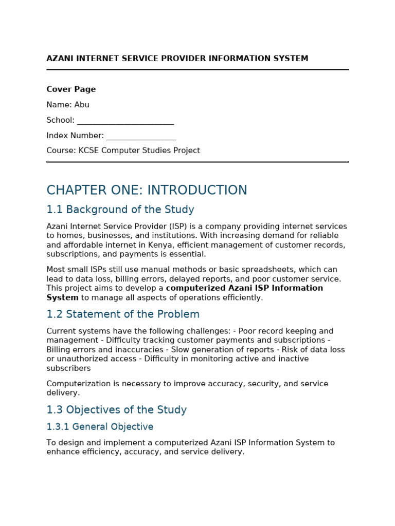 azani-isp-kcse-full-project-pdf-databases-information-technology