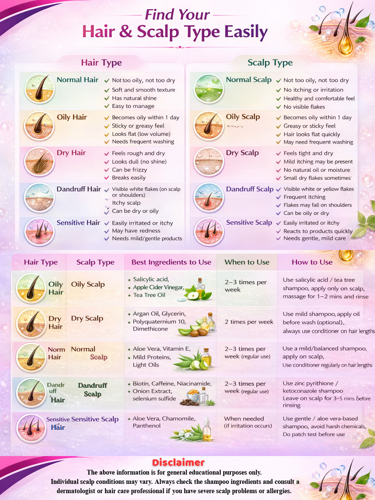 Hair Type and Scalp Type | PDF