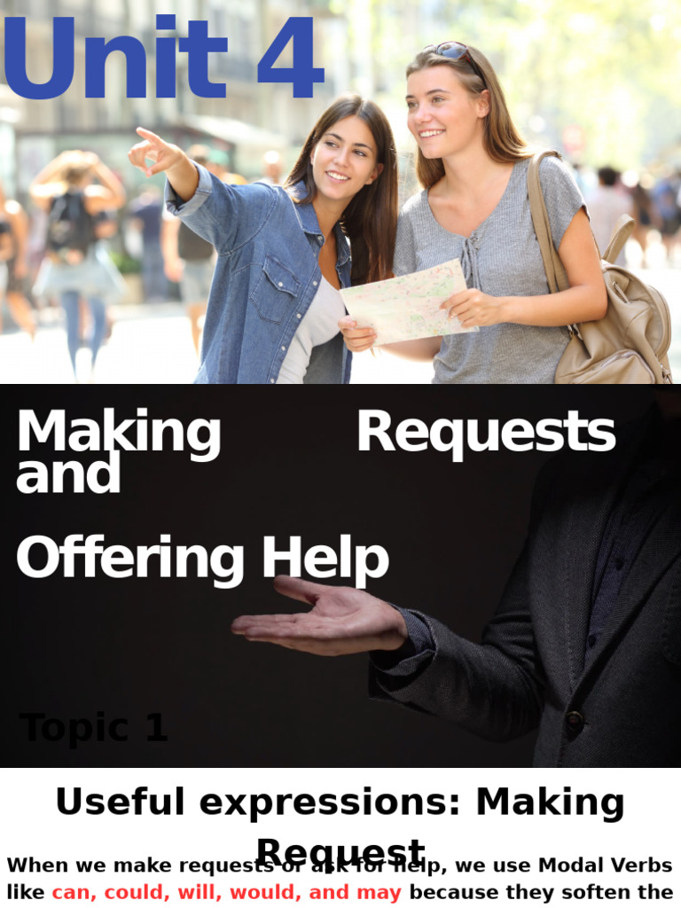 Unit 4-Making Requests | PDF | Linguistics