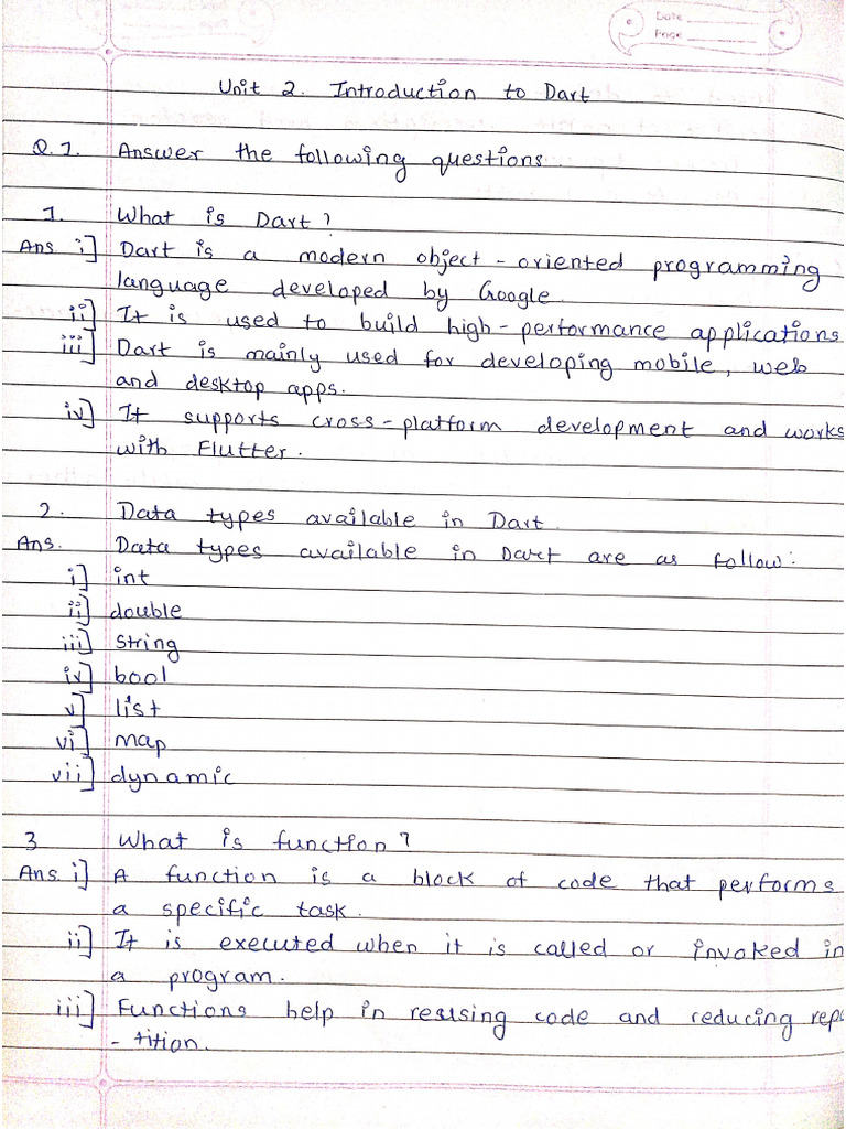 Flutter Chp.2 Assignment | PDF