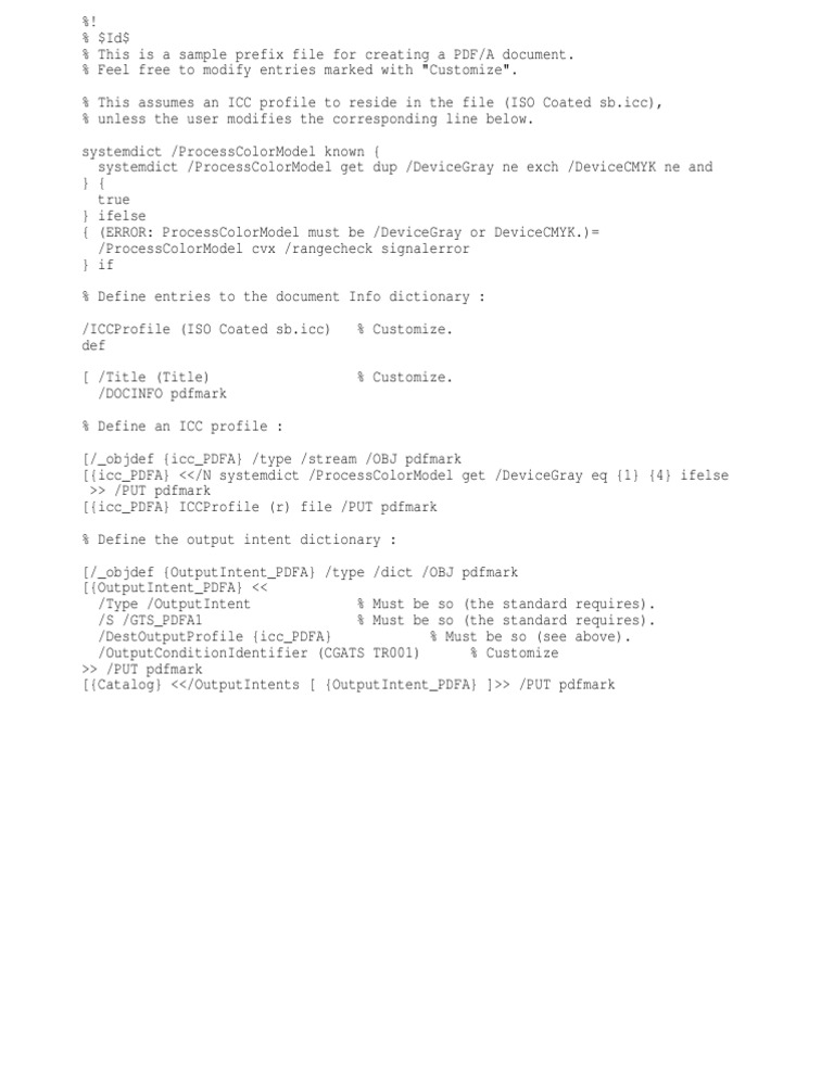 PDF/A Document Creation Guide | PDF | Business | Computers