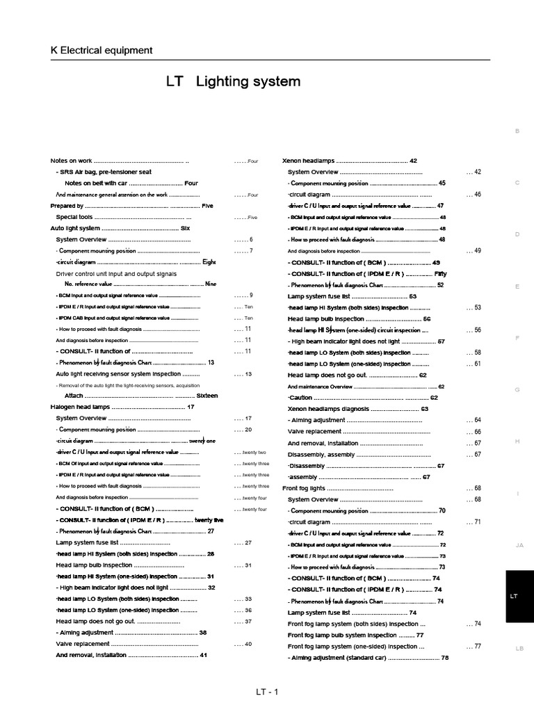Lighting System | PDF