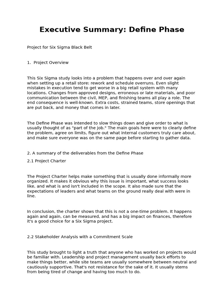 Executive Summary | PDF