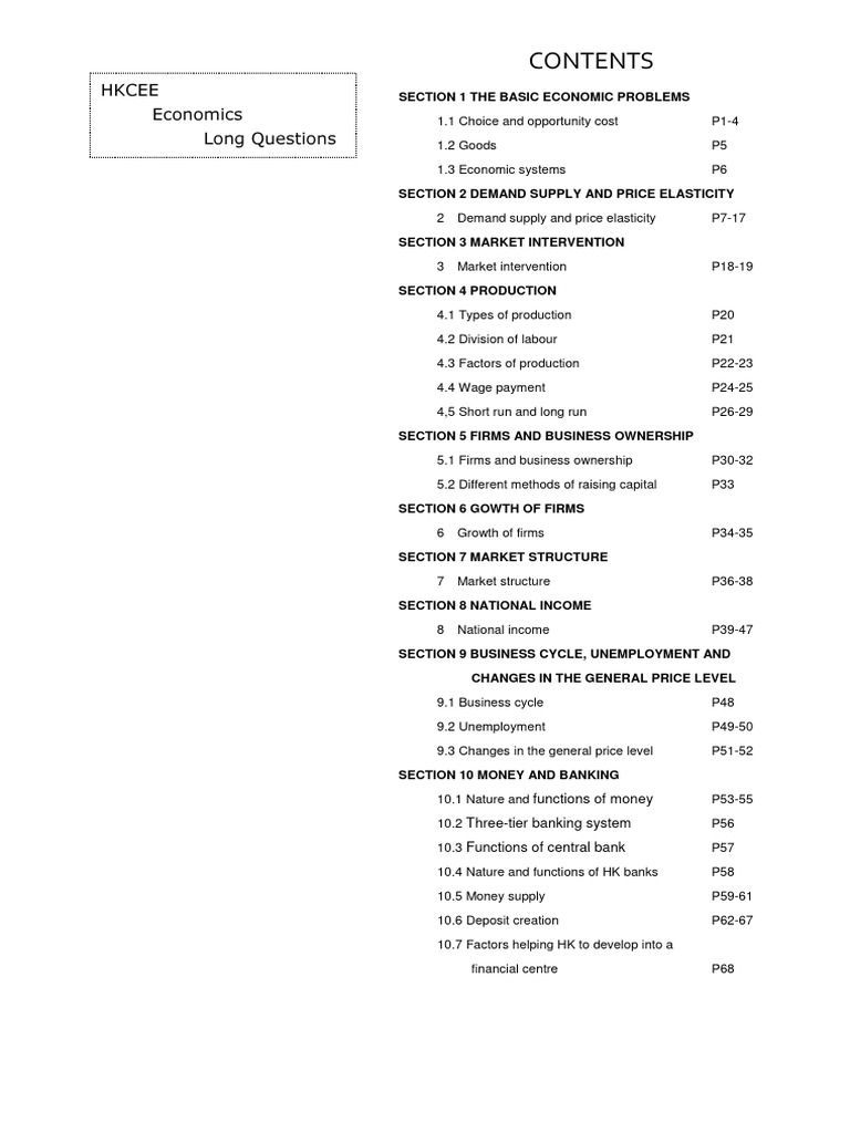 Econ LQ Content | PDF