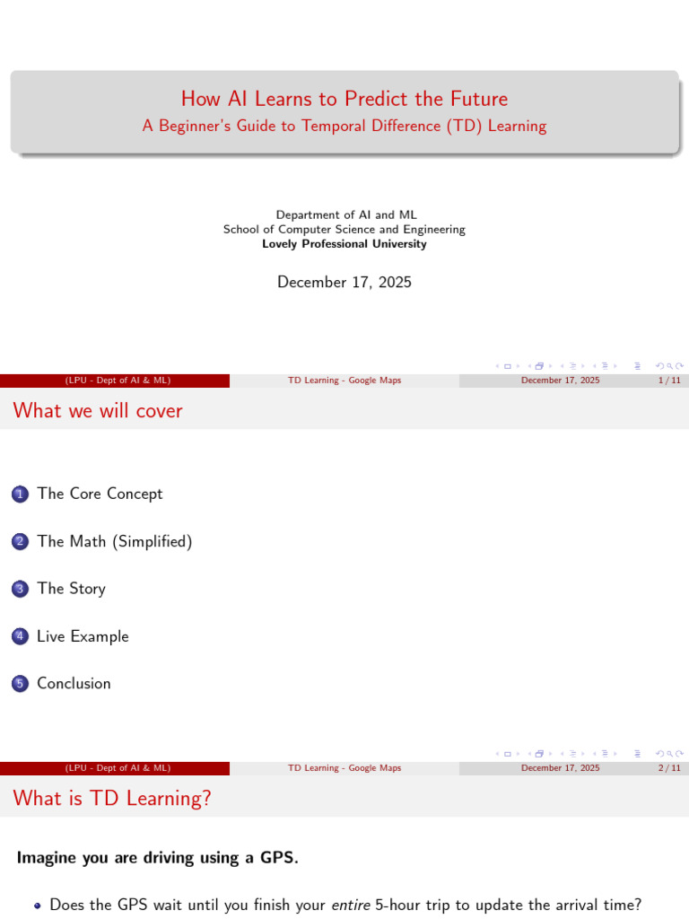TD Learning | PDF | Cognitive Science | Cognition