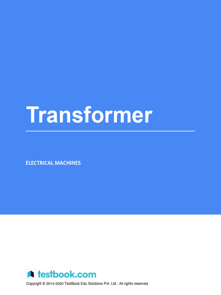 Transformers - Study Notes - English - 1739876484 | PDF ...