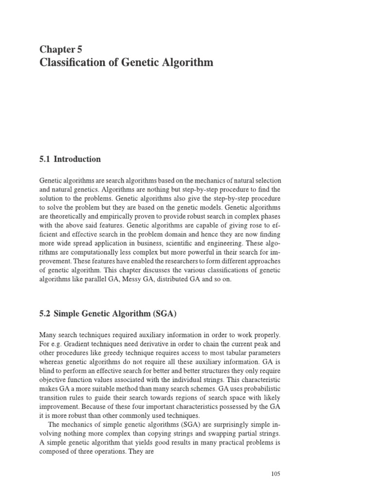 Genetic Algorithm - 03 - Classi Cation | PDF