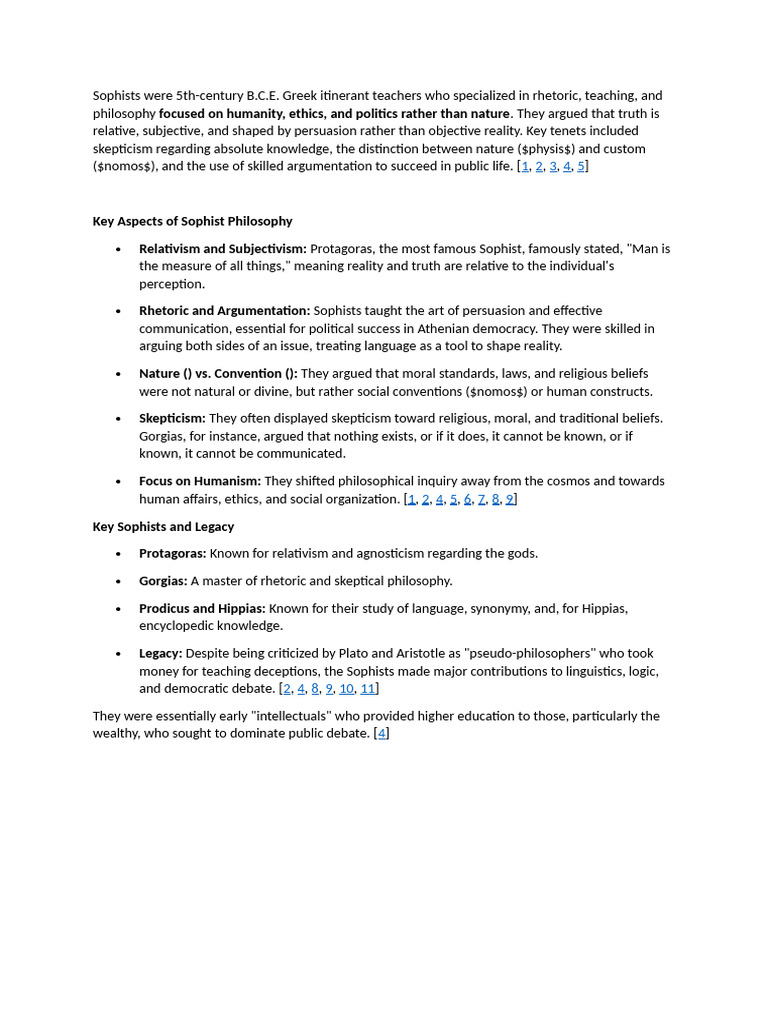 Sophist Sum | PDF