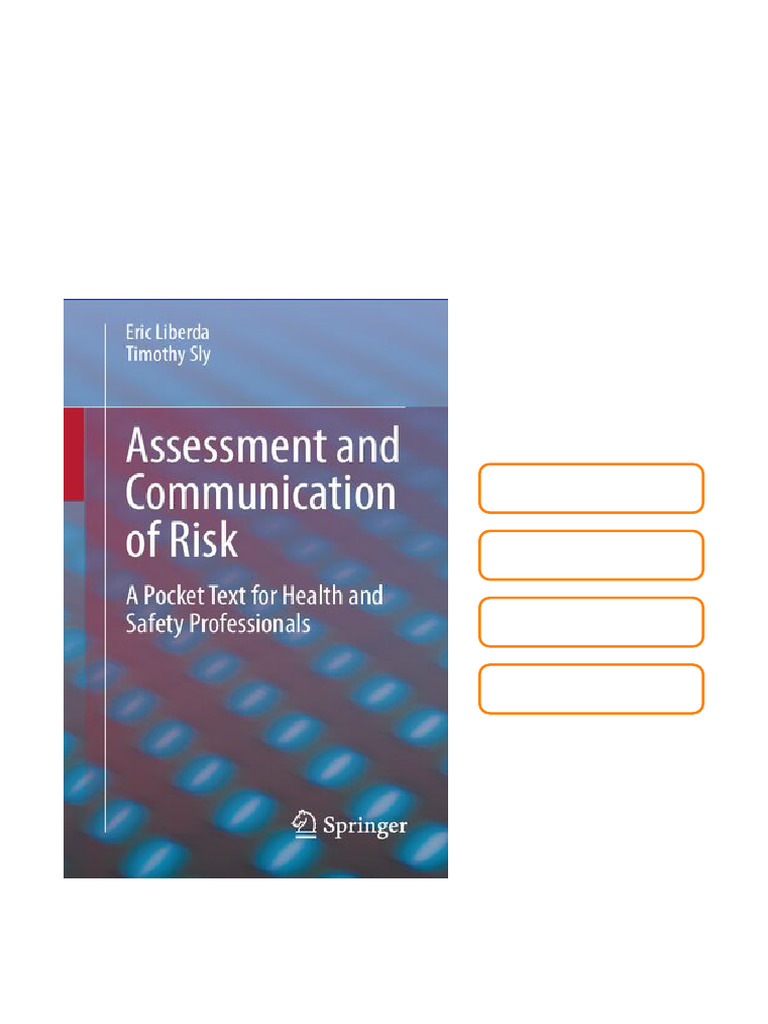 Unlock Your Assessment and Communication of Risk A Pocket Text For ...