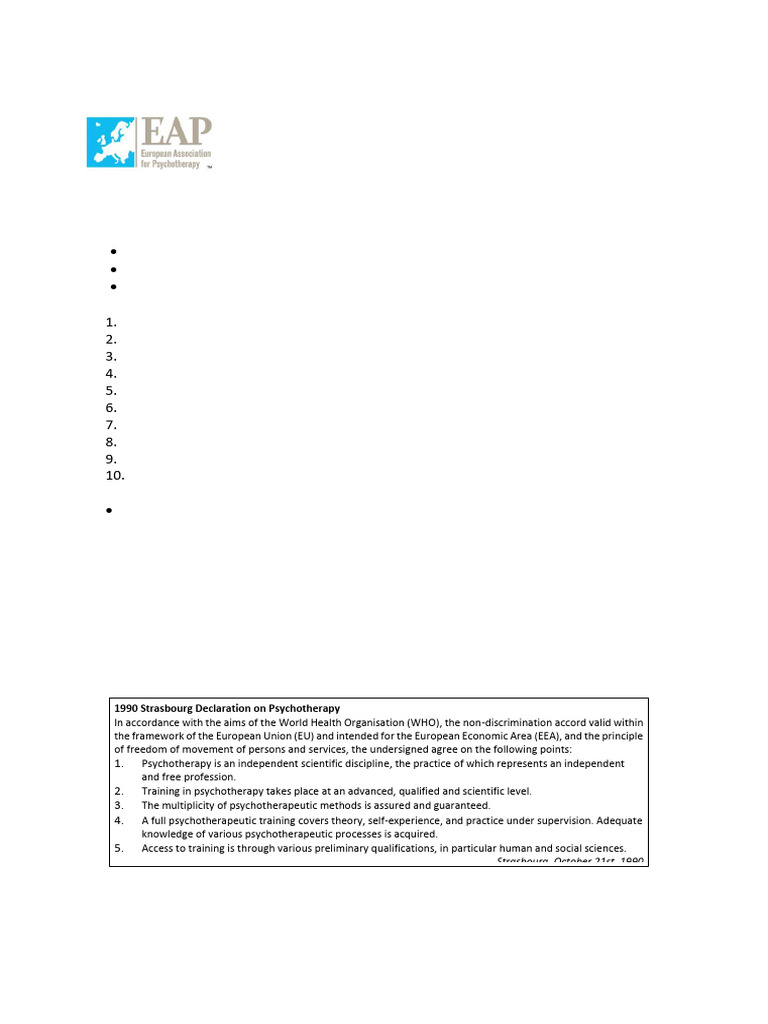 ECP Document Version 9 0 Voted AGM Vienna March 2025 | PDF ...