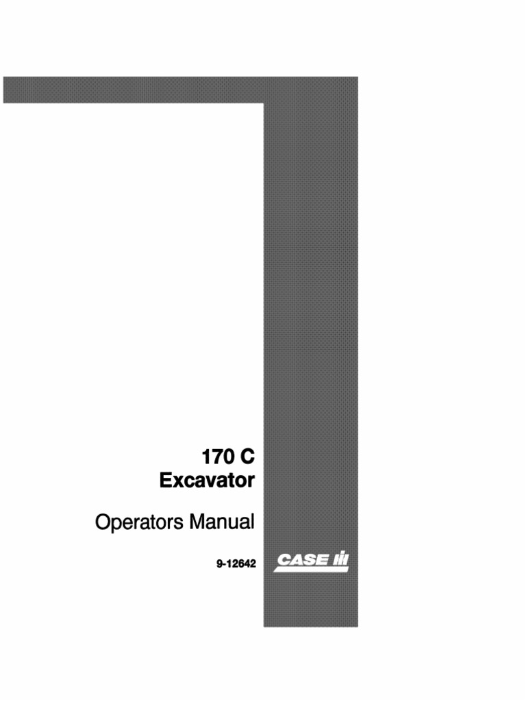 170C Op's Manual | PDF