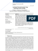 Pattern Based Network Security Using Semi-Supervised Learning 