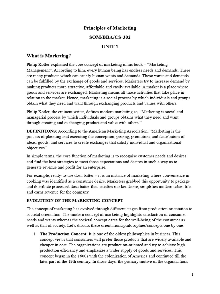 Principles of Marketing New Notes | PDF | Marketing | Utility