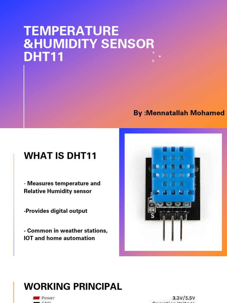 Temperature &humidity Sensor2 | PDF