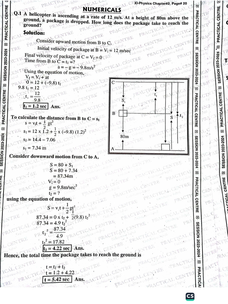 Xi-Phy Chapter 2 CCC Numerical | PDF