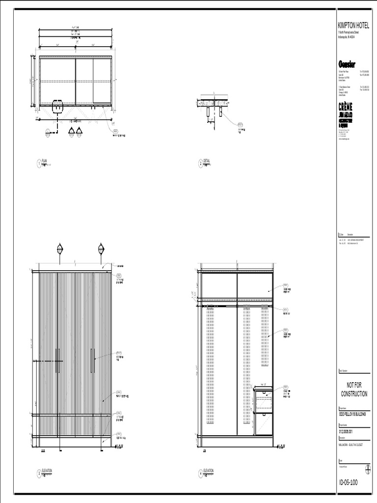 Id 05 100 Millwork Built in Closet | PDF