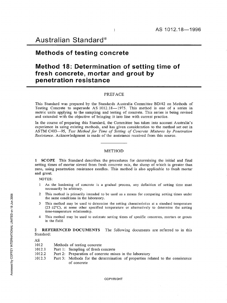 As1012.18 - 1996 | PDF